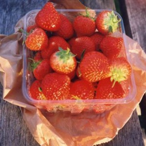 real strawberries
