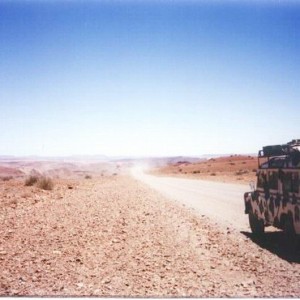 The road to Twyfelfontein.