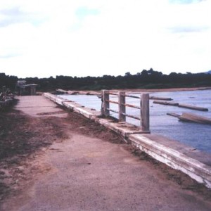 bridge to Chipinda pools was washed away in the January floods so there was no access to the pools.